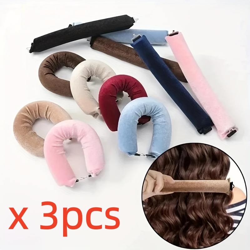 3pcs/pack Heatless Hair Curler - Sleeping Pack Overnight review and price