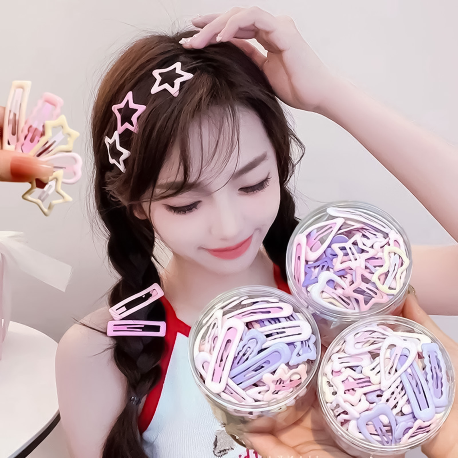 3PCS Sweet Style Headwear Pins - Lifestyle In Korean review and price