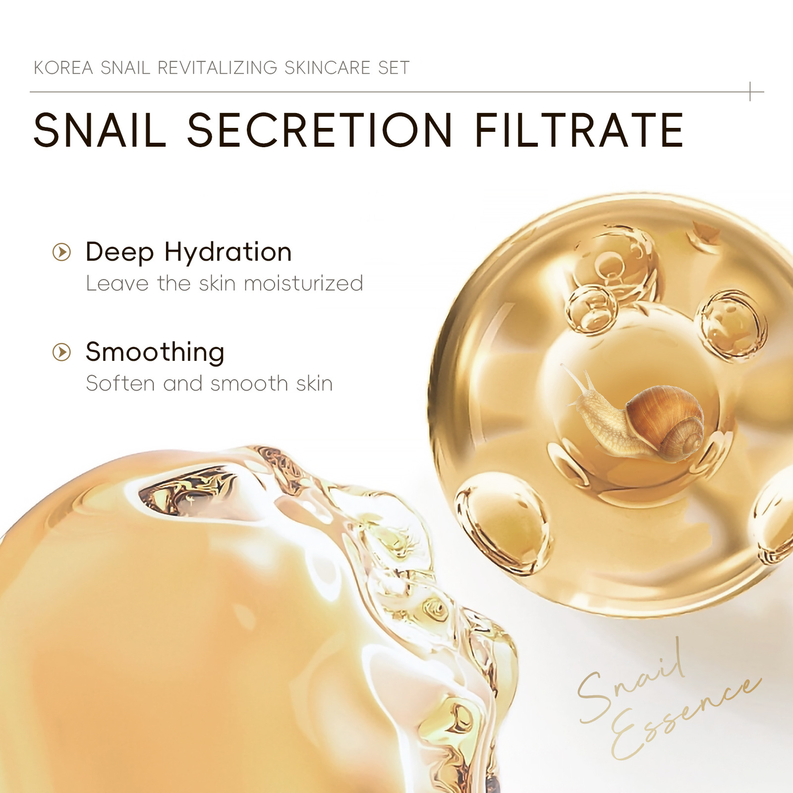5pcs Boxed Korea Snail Skin Ca - Essence Serum Toner review and price